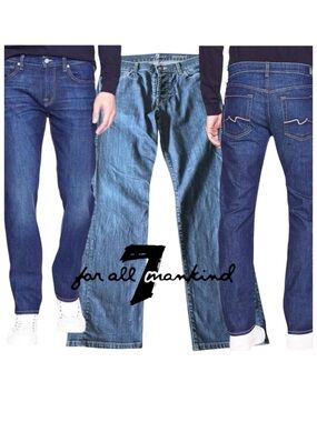 7 For All Mankind Standard Straight Leg Jeans (31x30)